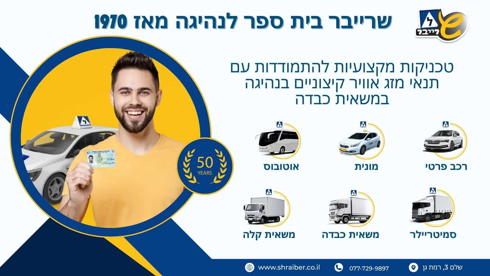 טכניקות מקצועיות להתמודדות עם תנאי מזג אוויר קיצוניים בנהיגה במשאית כבדה