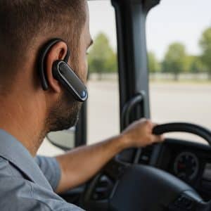 מערכת דיבורית מתקדמת למשאית עם בלותות' ומיקרופון