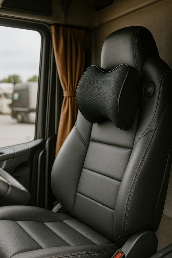 כרית אורטופדית לראש למשאית בצבע שחור