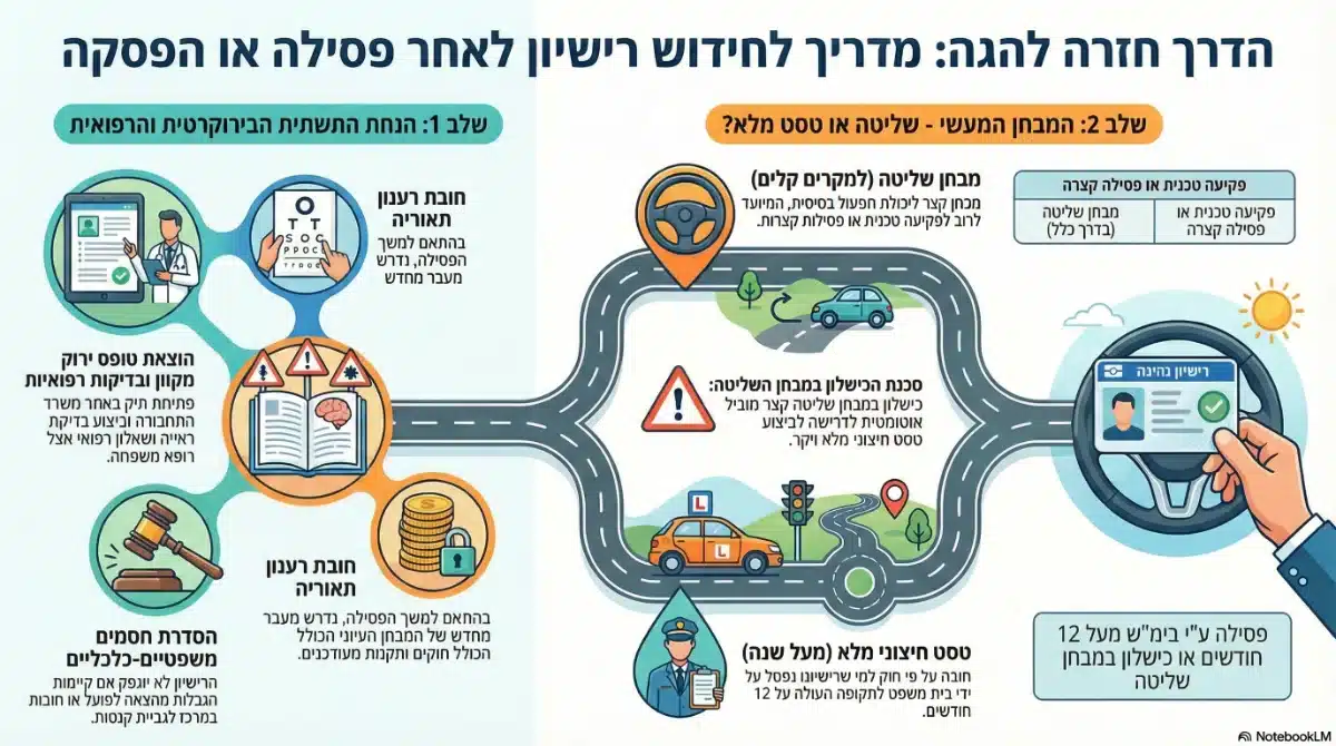 חידוש רישיון נהיגה